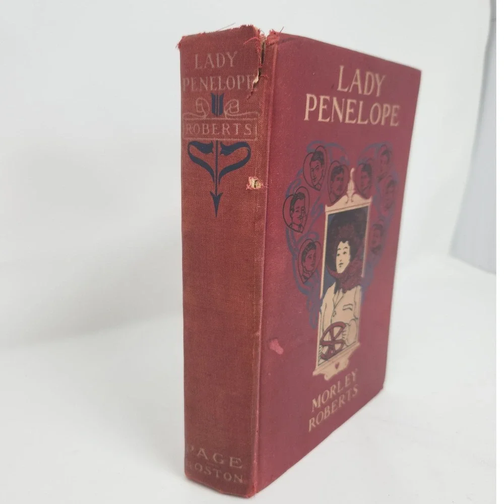 Vintage Red Hard Cover Lady Penelope Author Morley Roberts Pub. 1905 - Picture 2 of 14